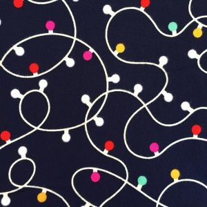 Garland Flannel Lights in Navy