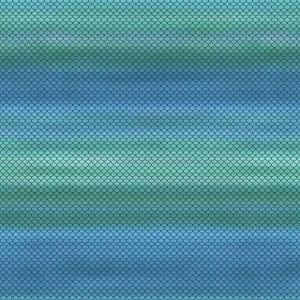 Mermaid in Blue Jeans Green Scale