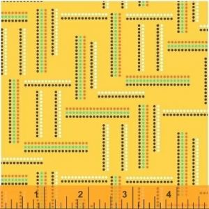 Rumble Dotted Stripe Yellow