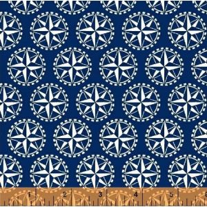 Sail Away Compass in the color Blue
