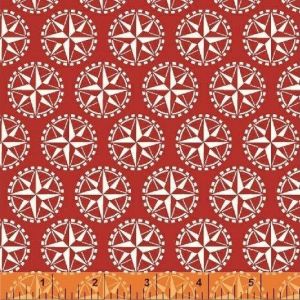 Sail Away Compass in the color Red