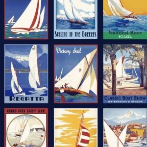 Sail Away Posters Panel