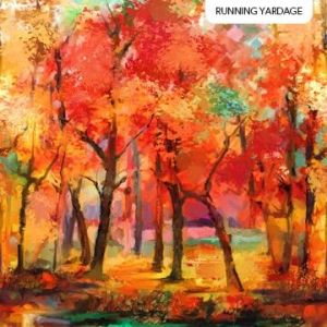 September Morning Multi Trees Running Yardage