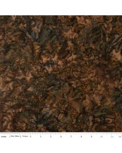 Batiks Basics Color Play Mottled in Black Bean