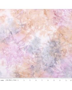 Batiks Basics Color Play Mottled in Seashell