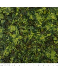 Batiks Basics Color Play Mottled in Spring Pear