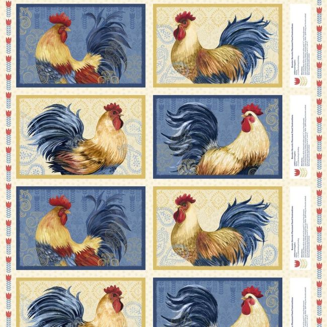Plaemat Rooster Reverie Placemat Panel