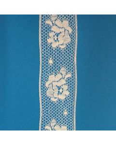 1 14 White Floral French Lace Insertion 5192