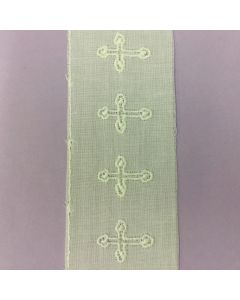 1 78 White Crosses Victorian Embroidery Insertion 27945