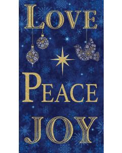Christmas Joy Love Peace Joy Panel