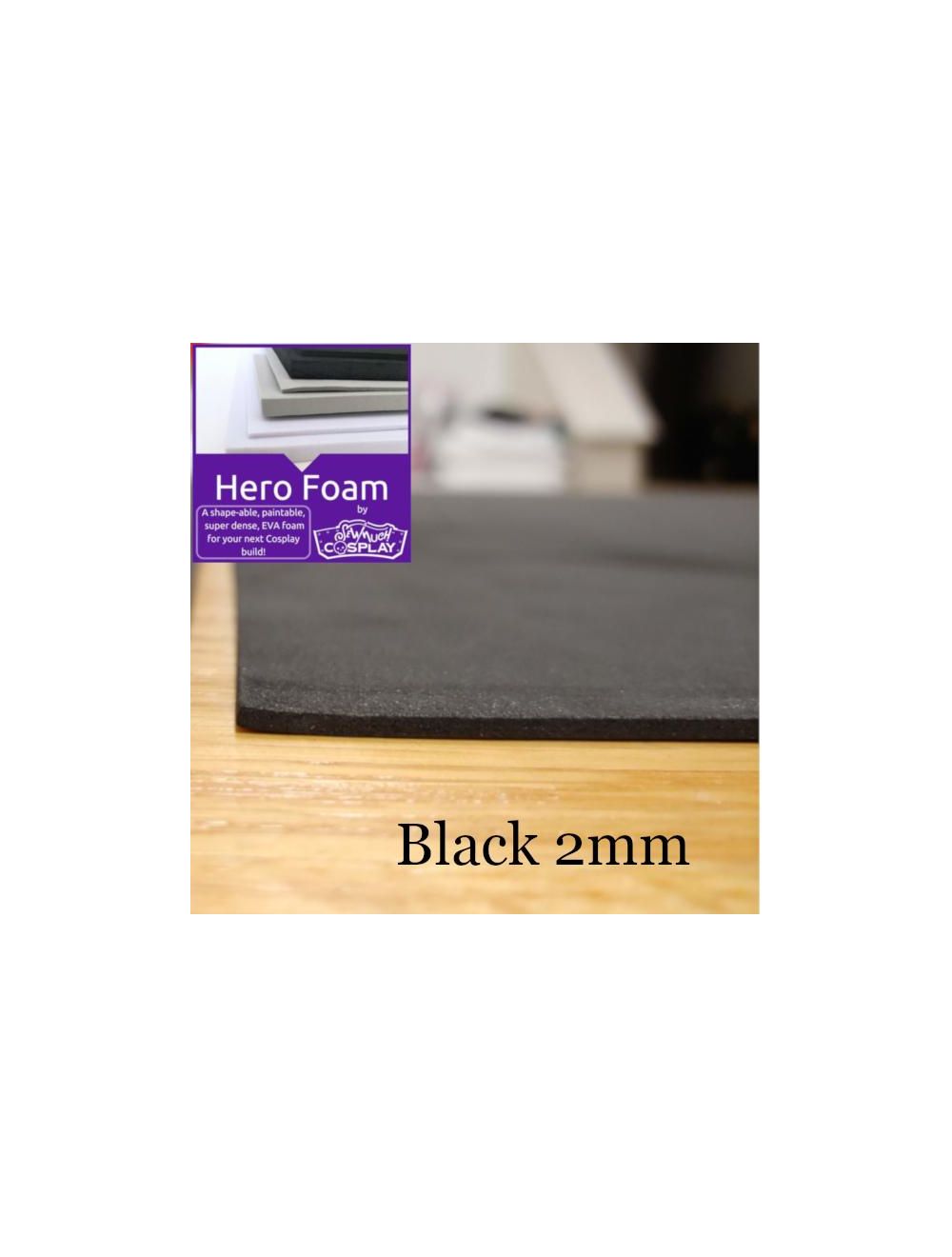 Black Hero/Eva Foam - 2mm Thick