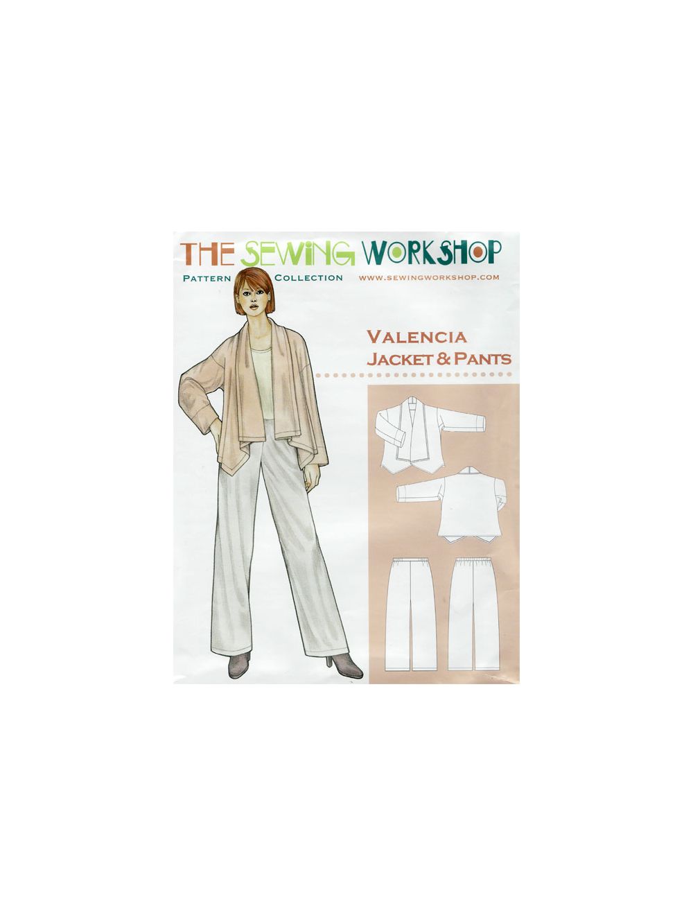 The Sewing Workshop Valencia Jacket & Pants Pattern